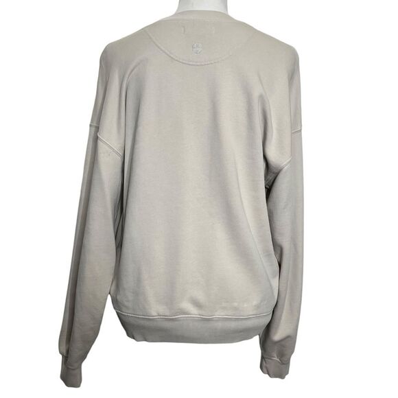 ANINE BING Tiger Muse Stone Crew Pullover Sweatshirt 100% Organic Cotton Size XS - Picture 3 of 15